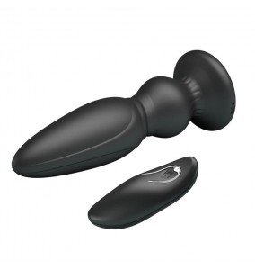 MR PLAY - Remote-Controlled Vibrating Anal Plug l (Chargeable - Black)